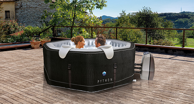 Spa hinchable NetSpa Python 6 plazas - Alu Floors Scandinavia Spa hinchable  NetSpa Python