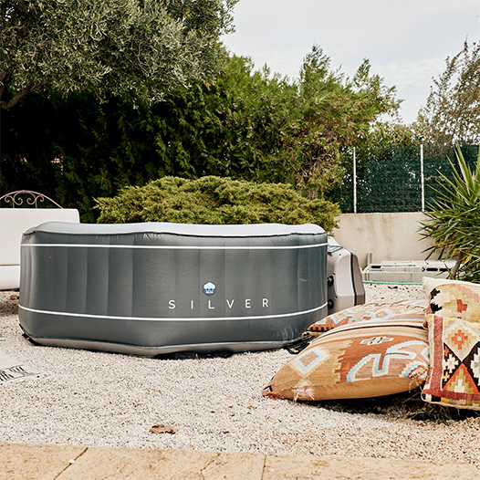 Inflatable spa Silver garden